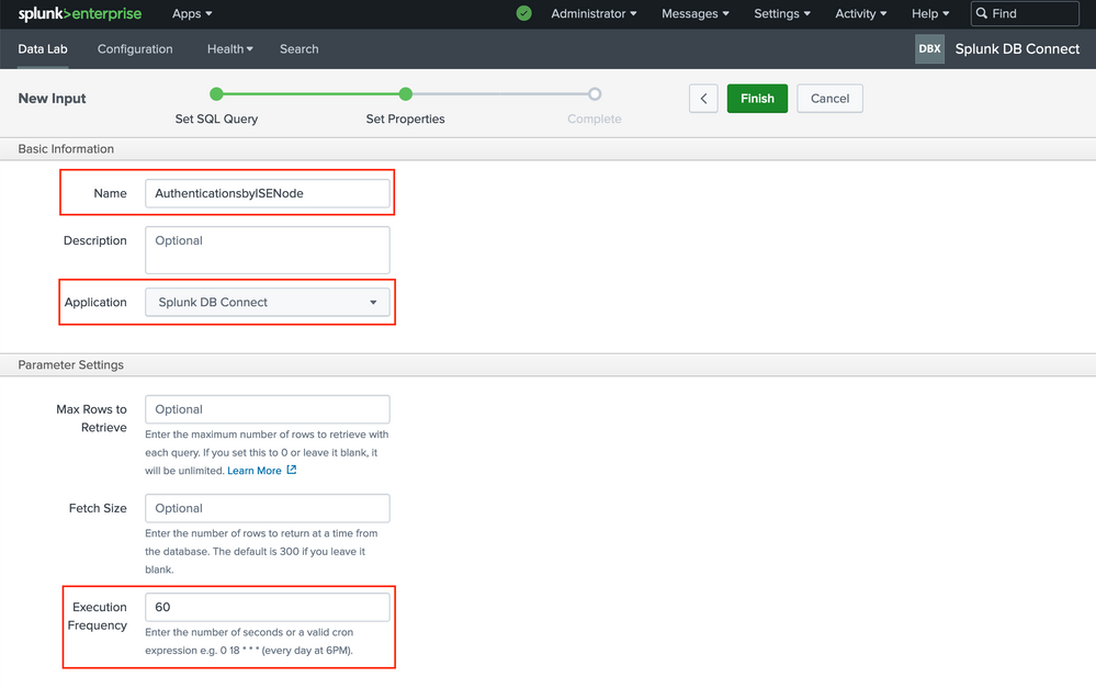 Splunk. Input 3