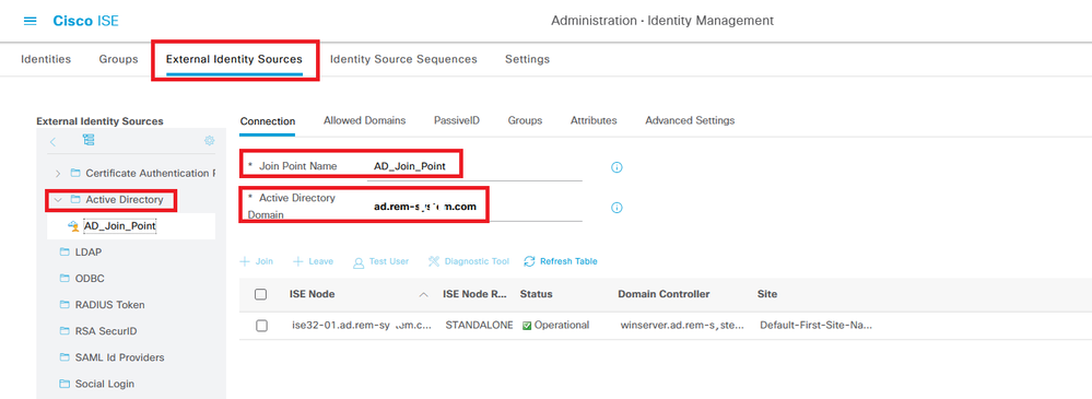 Aggiungi Active Directory