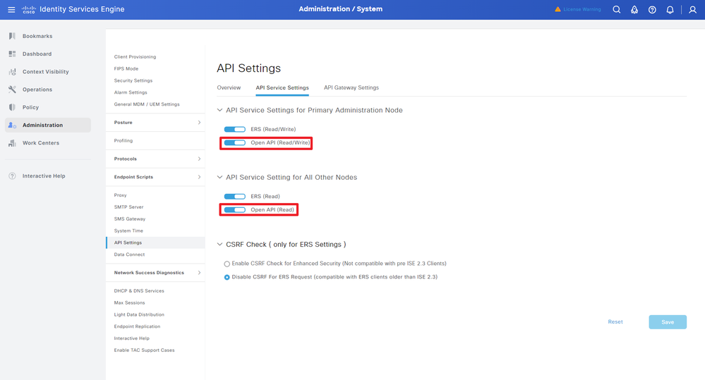 Abilita OpenAPI