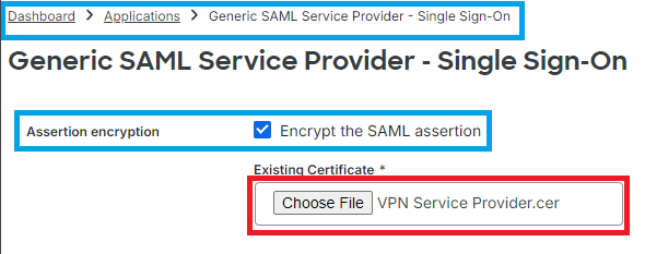 DUO Assertion Certificate