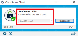 VPN-verbinding starten vanaf engineer-client