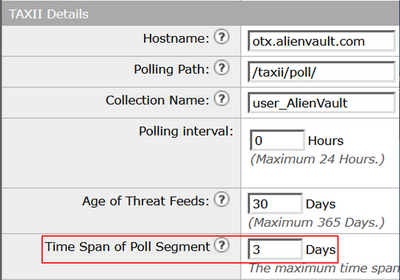 Time Span of Poll Segment