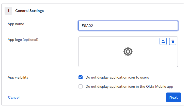 OKTA Application Name