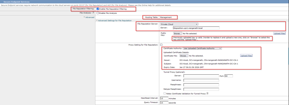 SWA file reputation