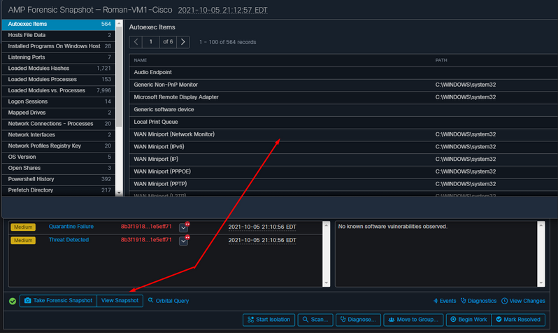 Secure Endpoint Dashboard