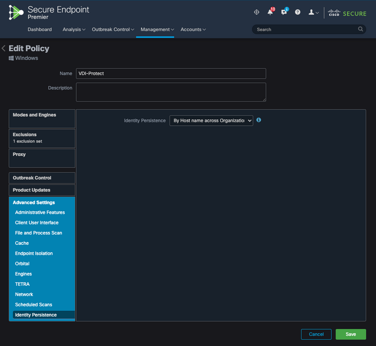 Cisco Secure Endpoint - By Hostname across Organization