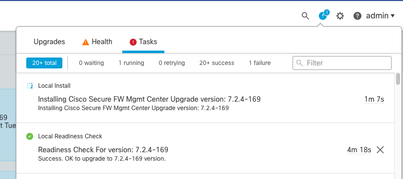 Monitorar Instalação em Tarefas