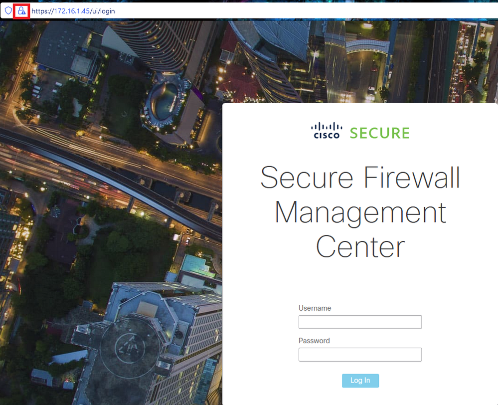 Certificato di Secure Firewall Management Center