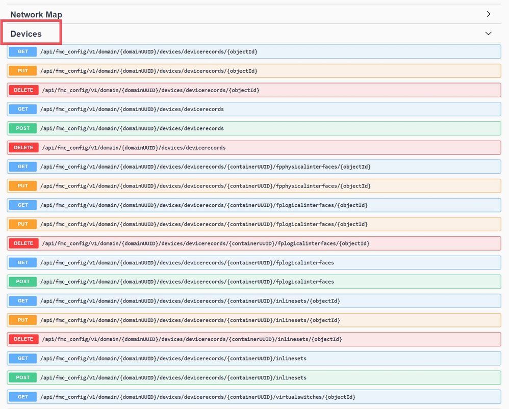 Devices Configuration