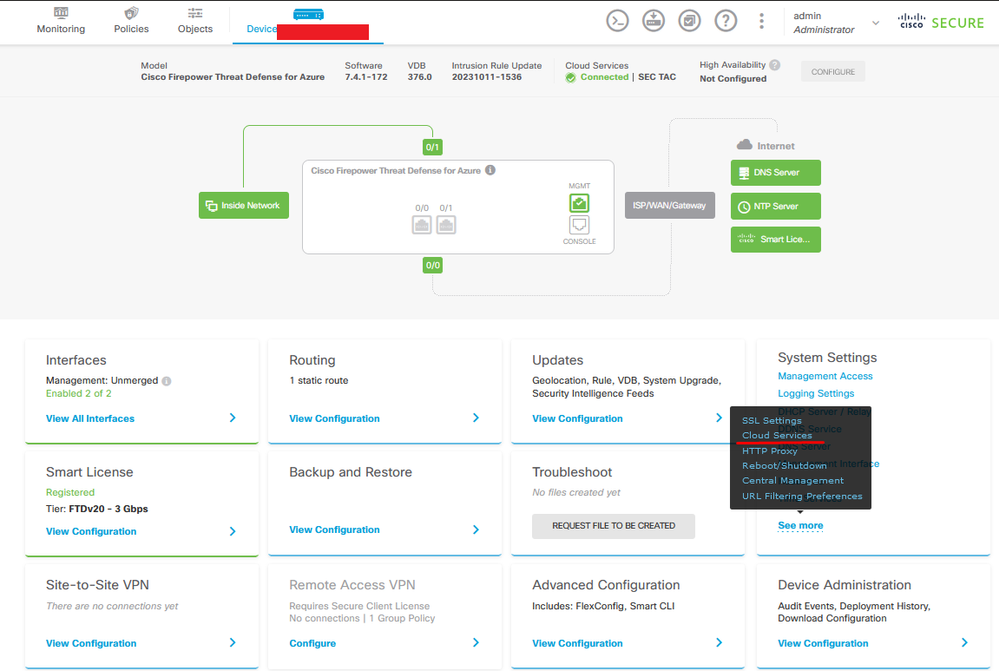 Servizi cloud di registrazione