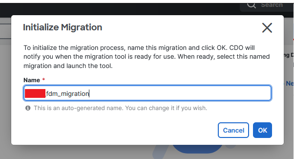 Initialize Migration