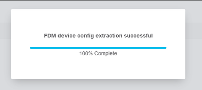 Estrazione configurazione completata