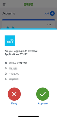 Duo Approve access