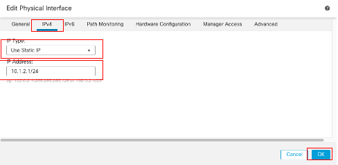 Interface Gi0/1 IPv4