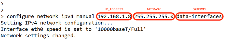 Configurare la gestione su FTD per l'utilizzo dell'interfaccia dati come gateway