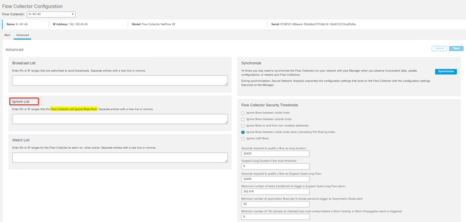 Flow Collector Configuration UI