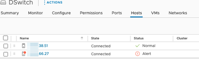 DSwitch hosts