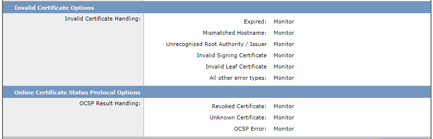 HTTPS Decryption Configuration