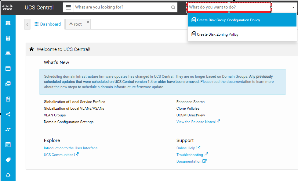 Create Disk Group Configuration Policy