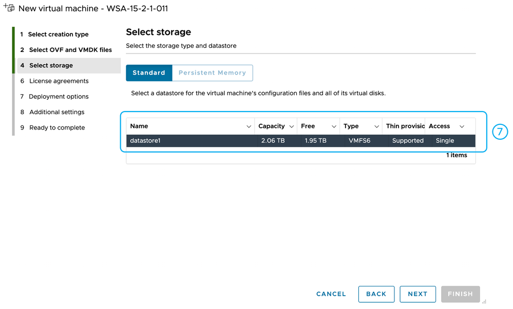 Image - Select the Datastore