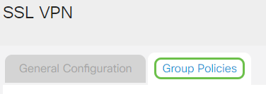 Click the Group Policies tab.