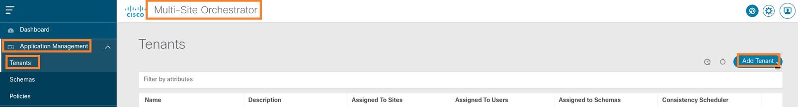 Configure Intersite L3out With ACI Multi-Site Fabrics - Add Tenant