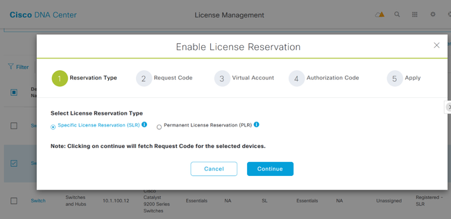 Manage License Reservation