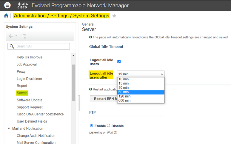 configuration GUI