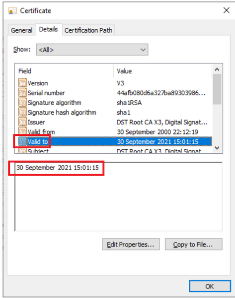 DST-Root-CA-X3-Certificate