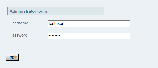 testuerlogin