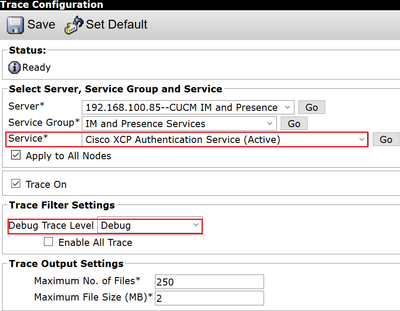 Cisco XCP Authentication Service