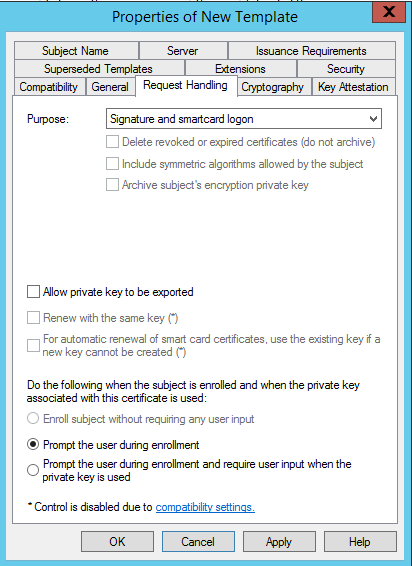 Smart Card Request Handling