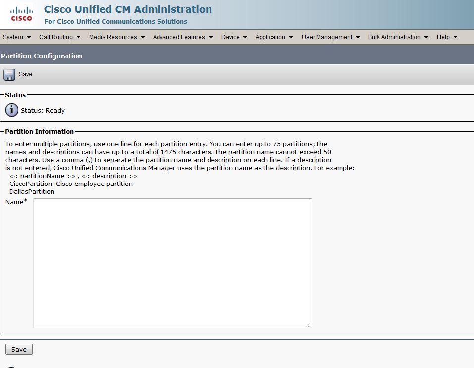 Configure Partition Names and Save Multiple Partitions in a Single Operation