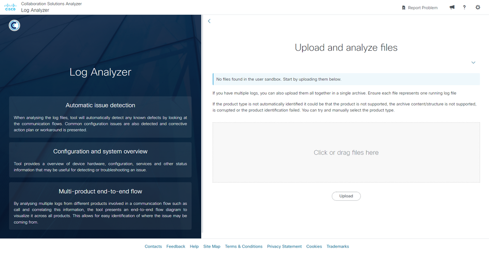 Log Analyzer Upload