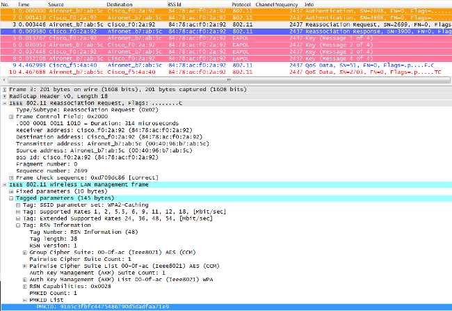 Cached PMK Can be Used as the Seed that Starts a WPA2 4-Way Handshake