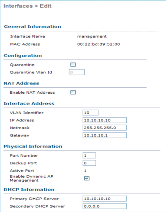 11_2500 WLC Configurer une interface dynamique