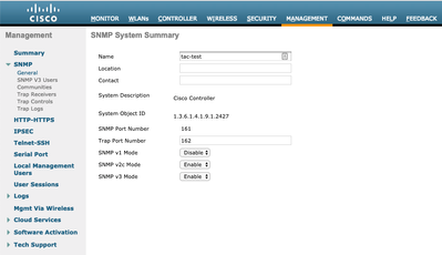 SNMP-Systemübersicht