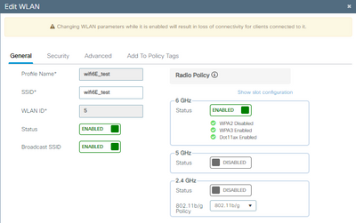 WLAN Base Configuration