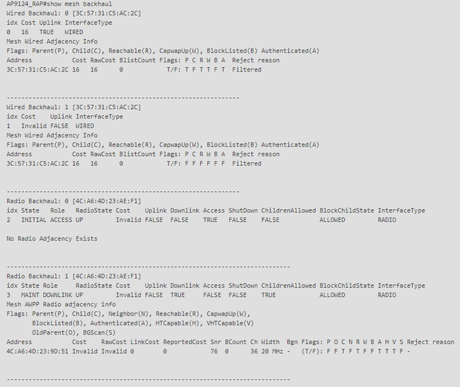 RAP Show Mesh-Backhaul