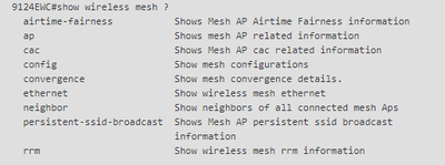 Wireless Mesh anzeigen