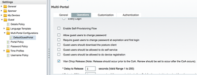 Click VLAN DHCP Release