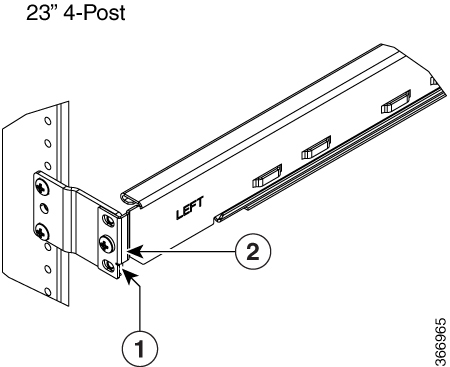 Mating for the Four Post 23" Rack