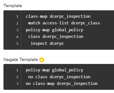 Smart CLI オブジェクトを示している FlexConfig オブジェクト。