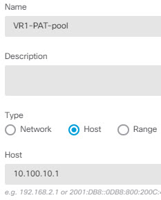 VR1 の PAT プール。