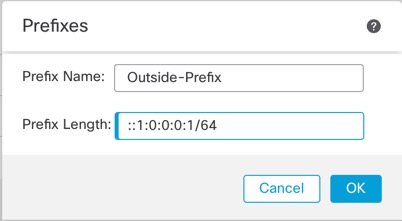 Précisez le nom et l’adresse du préfixe