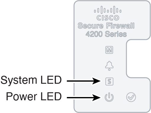 시스템 및 전원 LED