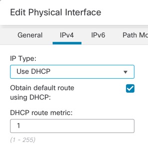 IPv4 Tab