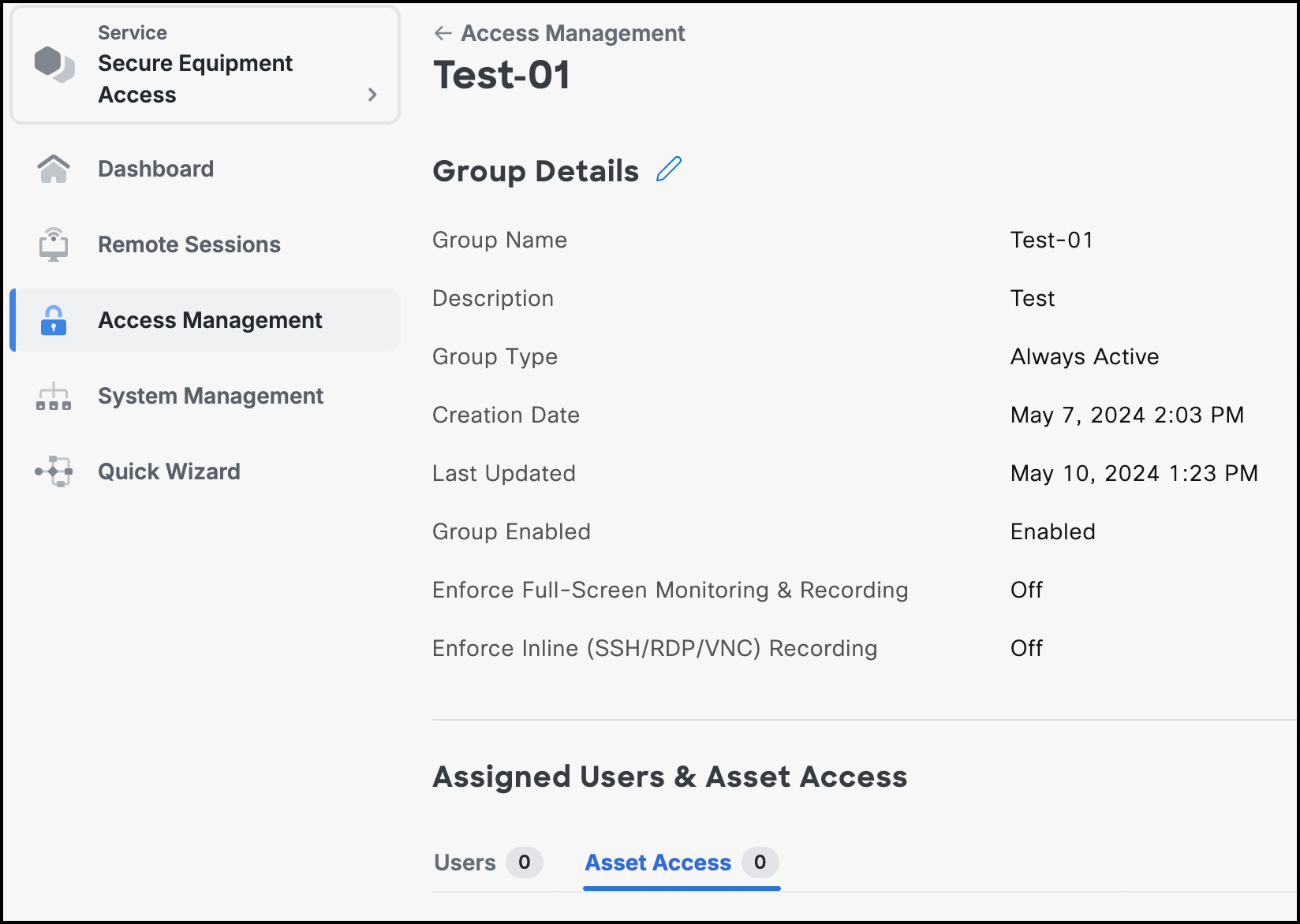 Assign Assets