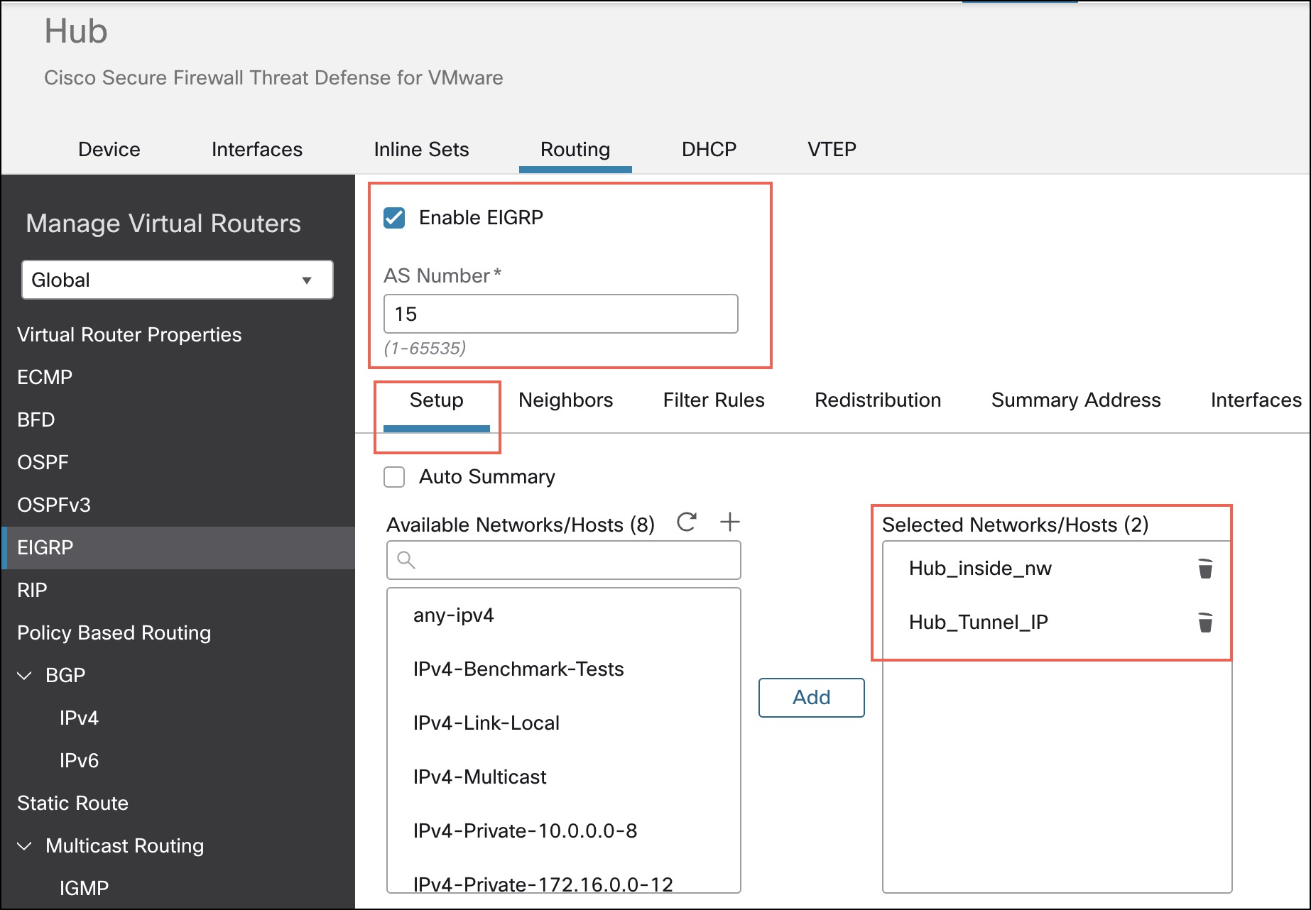 EIGRP Configuration