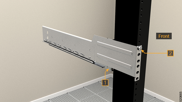 Two Post Slider Integration - 19" Rack